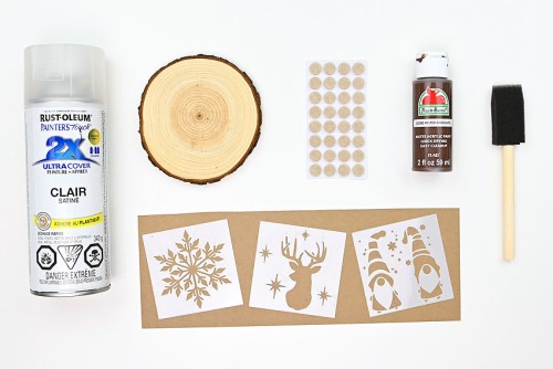 DIY Wood Coasters Supplies