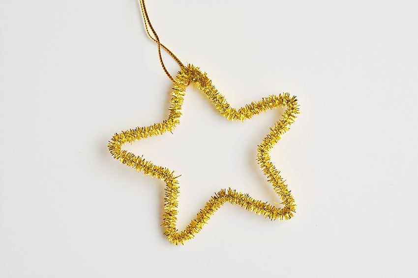 Easy Pipe Cleaner Star Ornaments Easy Pipe Cleaner Star Ornaments