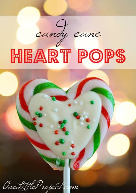 Candy Cane Hearts - The trick is to melt the candy canes in the oven first so they stick together. If you don't get around to making these at Christmas they are great for Valentine's day too!