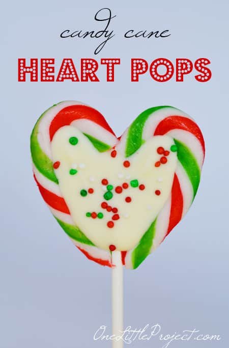 Candy Cane Hearts - The trick is to melt the candy canes in the oven first so they stick together. If you don't get around to making these at Christmas they are great for Valentine's day too!