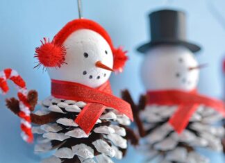 Adorable Pinecone Snowman Ornaments – A Fun Winter Craft for All Ages How to Make Pinecone Snowman Ornaments