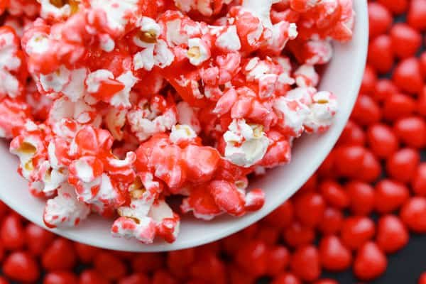 Cinnamon Heart Popcorn