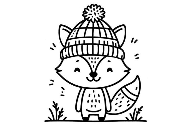 Free, printable fox coloring pages