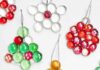 DIY Glass Bead Christmas Ornaments DIY glass gem Christmas ornaments made with clear glue