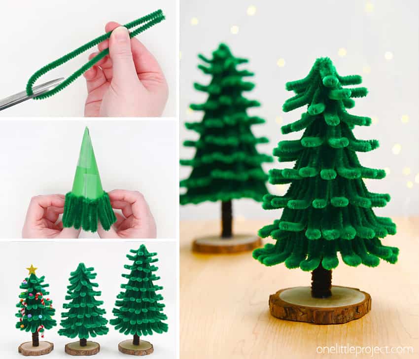 How to Make a Pipe Cleaner Christmas Tree DIY pipe cleaner Christmas tree