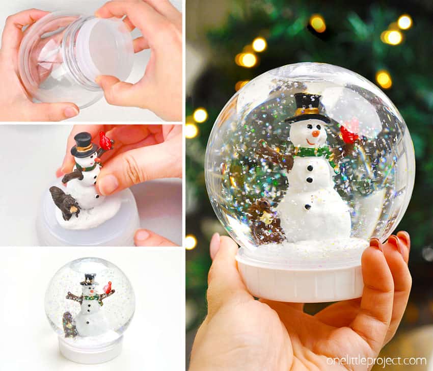 DIY snow globe