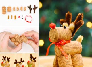 How to Make Wine Cork Angels DIY wine cork reindeer