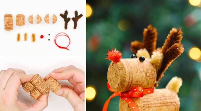 How to Make Wine Cork Angels DIY wine cork reindeer