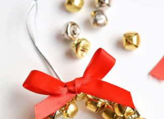 How to Make Jingle Bell Ornaments Jingle bell wreath ornament
