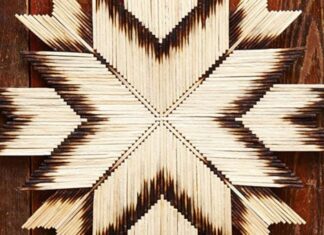 Winter Craft Idea: How to Create a Stunning Matchstick Star Matchstick Star
