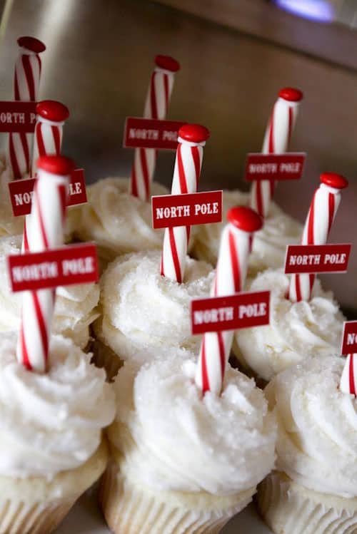 30+ Easy Christmas Cupcake Ideas - North Pole Cupcakes