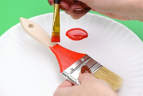 Paint Brush Santa