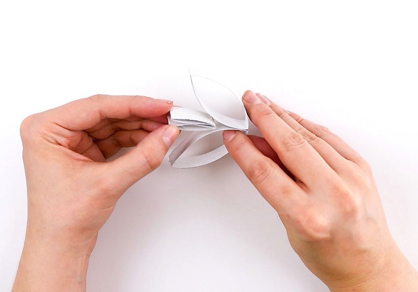 Paper Roll Snowflakes