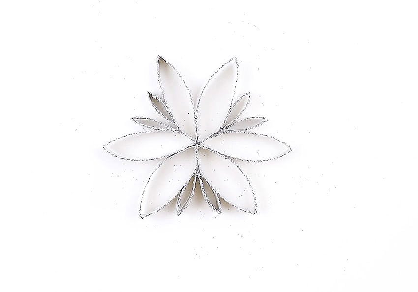 Paper Roll Snowflakes