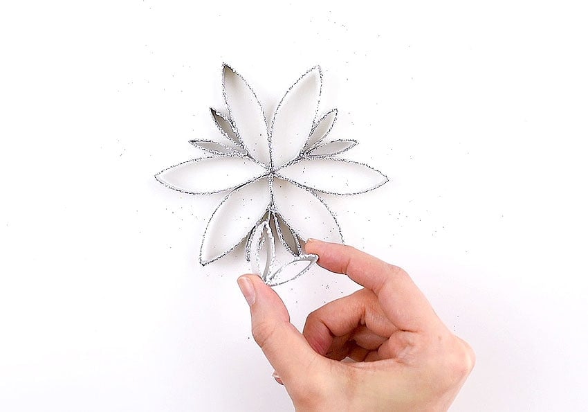 Paper Roll Snowflakes