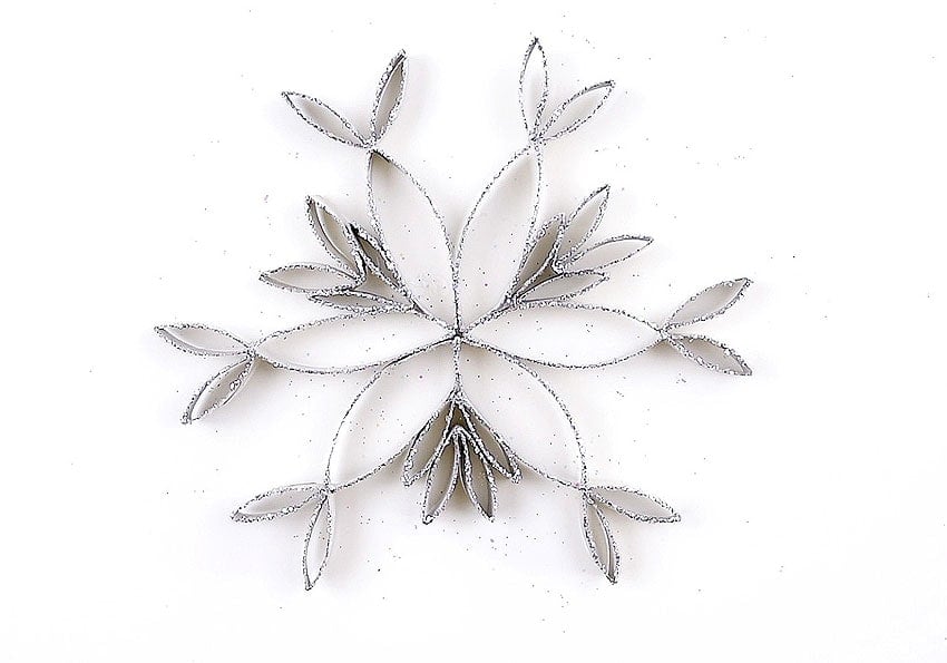 Paper Roll Snowflakes