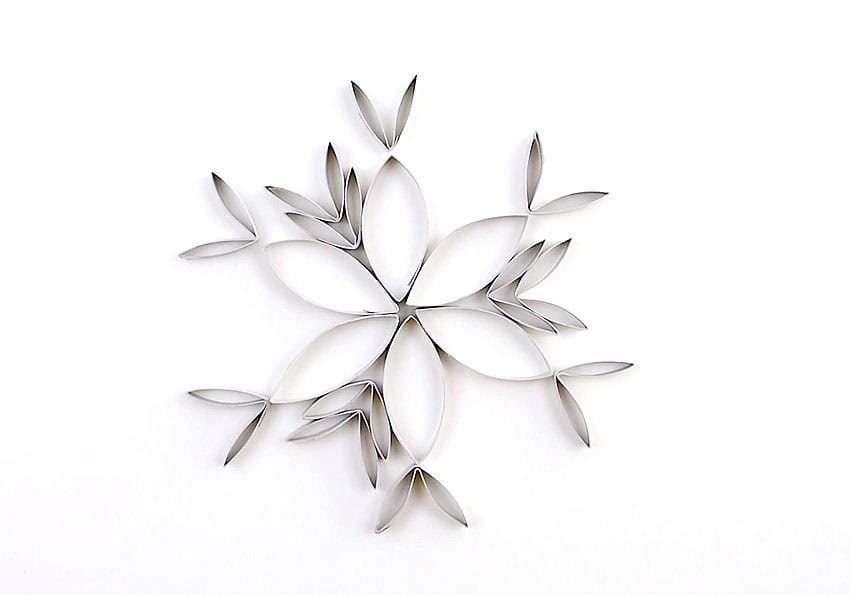 Paper Roll Snowflakes