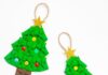 How to Make Bow Tie Pasta Ornaments Christmas tree shaped pasta ornaments
