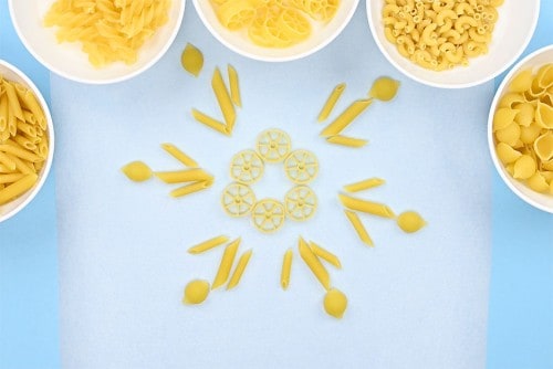 Pasta Snowflakes