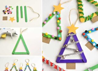DIY Popsicle Stick Christmas Trees – Fun and Easy Holiday Craft These popsicle stick Christmas trees are so much FUN! They're so easy to make and you can decorate them however you want!