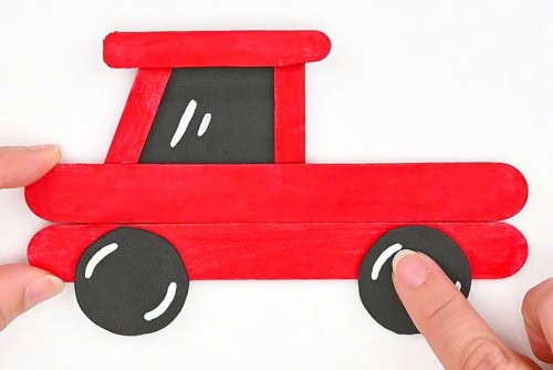 Popsicle Stick Truck