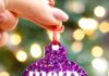 How to Make Resin Ornaments Glittery Christmas ornament made from epoxy resin
