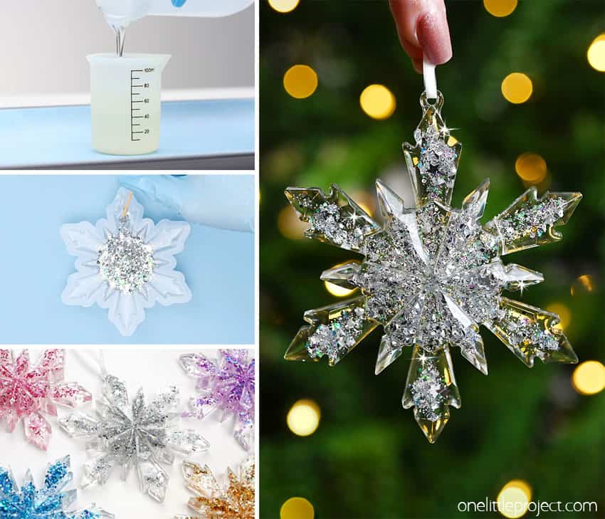 How to Make Resin Snowflakes DIY resin snowflakes