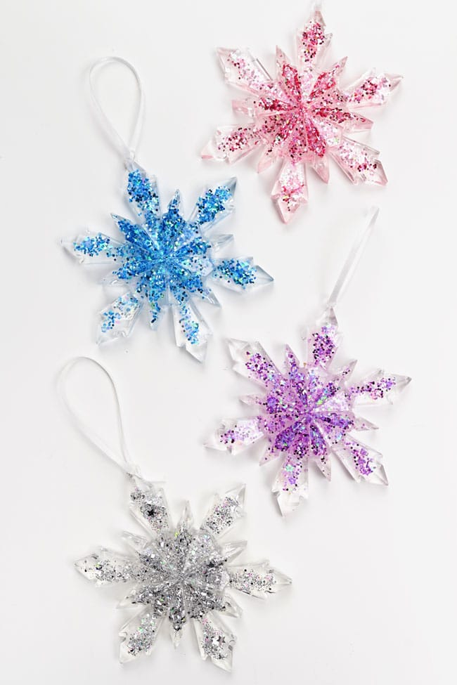 resin-snowflake-ornaments Resin Snowflake Ornaments