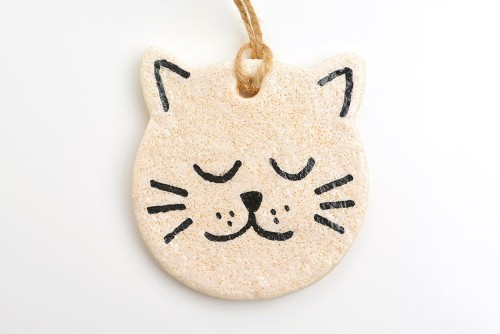 Salt Dough Cat Ornaments
