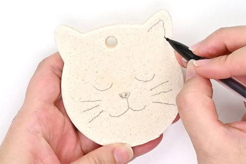 Salt Dough Cat Ornaments