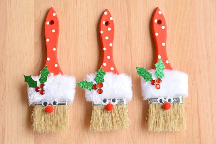 Santa Claus Paint Brushes