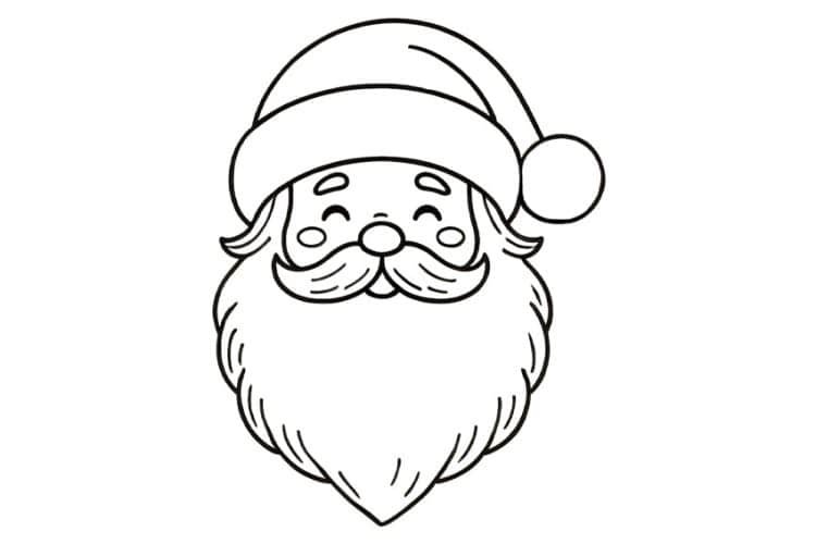 Free, printable Santa Claus coloring pages