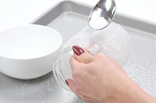 Snowy Mason Jar