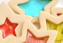 Stained Glass Cookies Colorful stained glass cookies