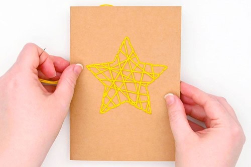 String Art Christmas Cards