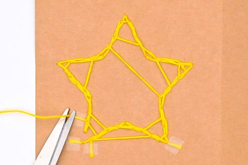 String Art Christmas Cards