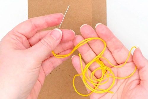 String Art Christmas Cards