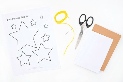 String Art Christmas Cards Supplies