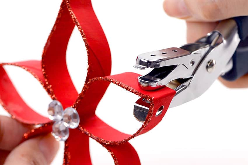 Paper Roll Poinsettia Ornaments Paper Roll Poinsettia Ornaments