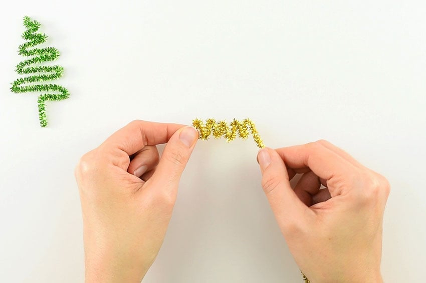 Pipe Cleaner Tree Ornaments