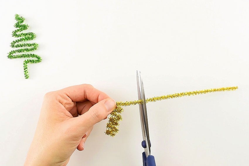 Pipe Cleaner Tree Ornaments