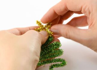 How to make Pipe Cleaner Tree Ornaments Pipe Cleaner Tree Ornaments