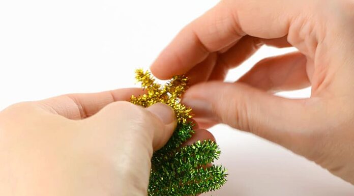 How to make Pipe Cleaner Tree Ornaments Pipe Cleaner Tree Ornaments