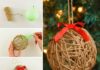How to make Twine Ball Ornaments DIY twine ball ornaments are so FUN to make and add such rustic charm to your tree! What a fun homemade Christmas craft the whole family can enjoy together!
