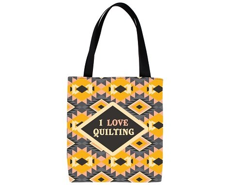 I Love Quilting Tote